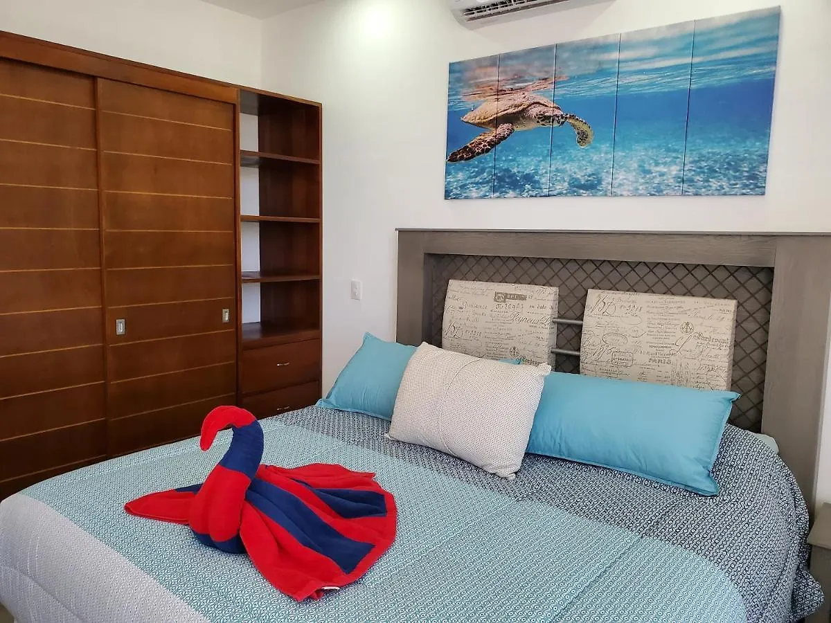 Riviera Maya Luxury Oceanfront Condo Akumal Hotel apartamentowy